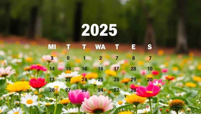 May 2025 Calendar: Key Dates and Milestones