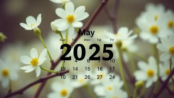 May 2025 Calendar: Plan Your Time