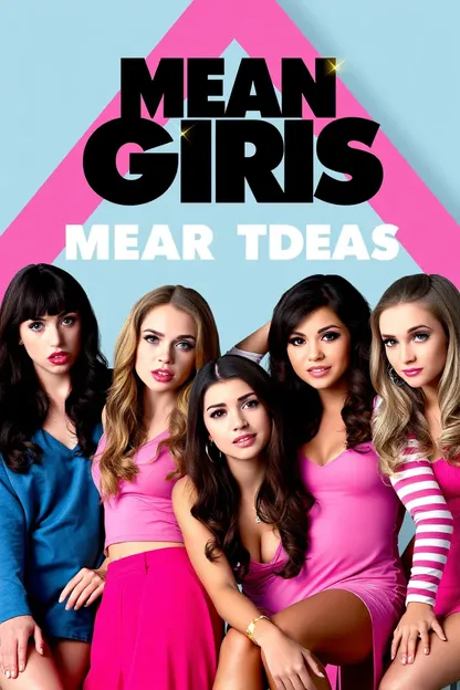 Mean Girls Movie Poster Captures High School Drama Chaos