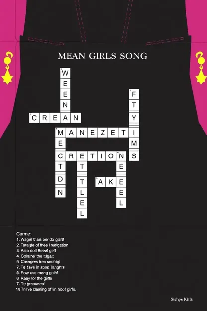 Mean Girls Song Title Crossword Clue Answer Needed