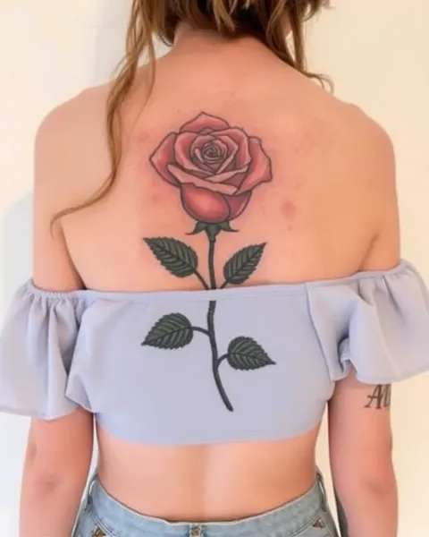 Meaning Behind a rosé Tattoo and Its Symbolism