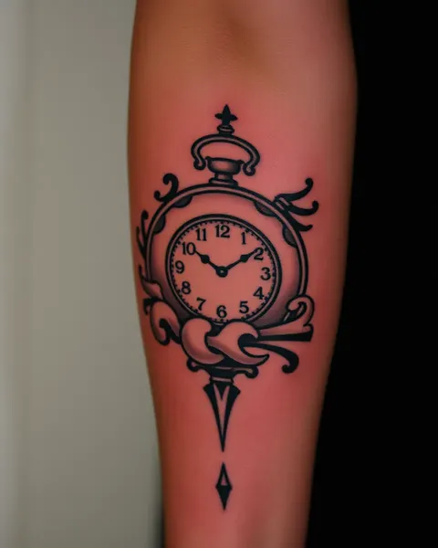 Meaningful clock tattoos for sentimental occasions