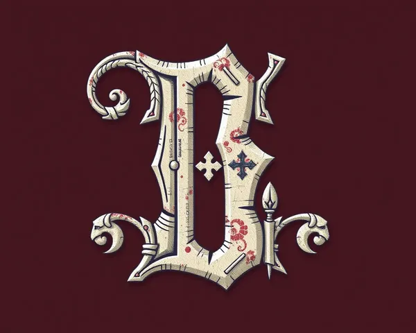 Medieval Letter B PNG: Medieval Letter B PNG Investigated