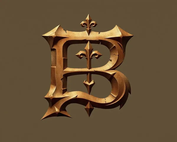 Medieval Letter B PNG: Medieval Letter B PNG Revealed