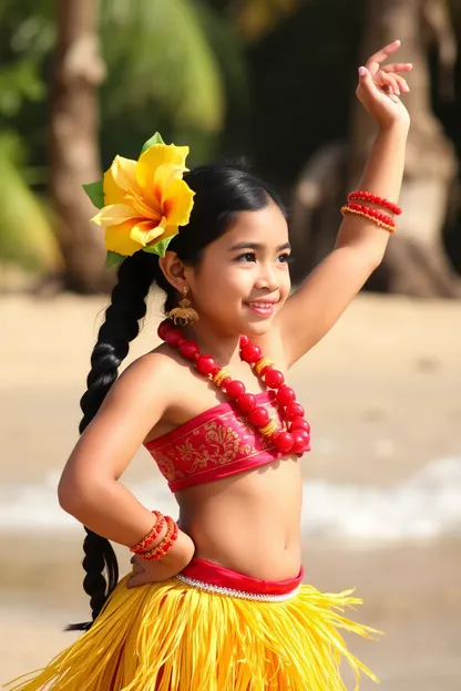 Meet the Beautiful Hula Girl Dancer