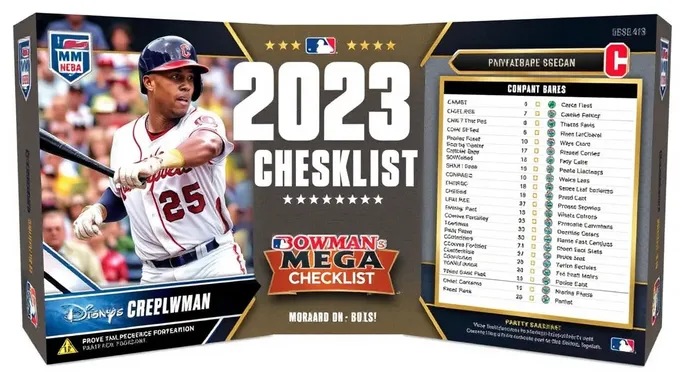 Mega Box Checklist for 2025 Bowman Baseball