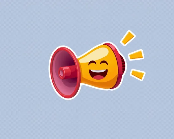 Megaphone Emoji PNG Transparent Image for Graphics