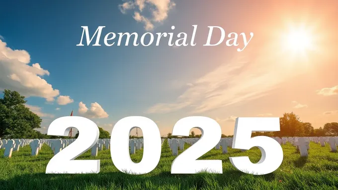 Memorial Day 2025 Date Confirmed in Calendar