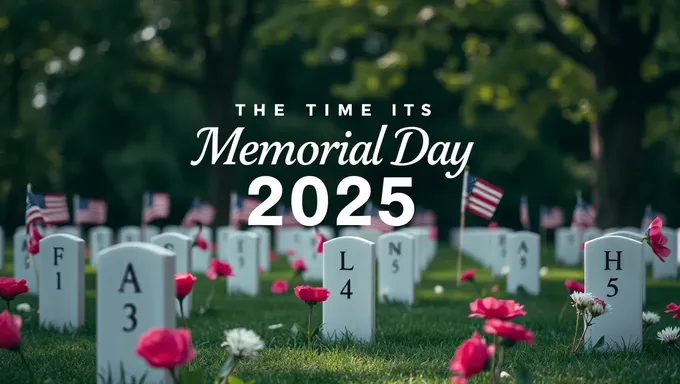 Memorial Day 2025 Holiday Announced for Observance