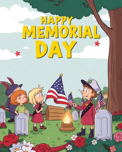 Memorial Day Cartoon Pictures and Illustrations to View