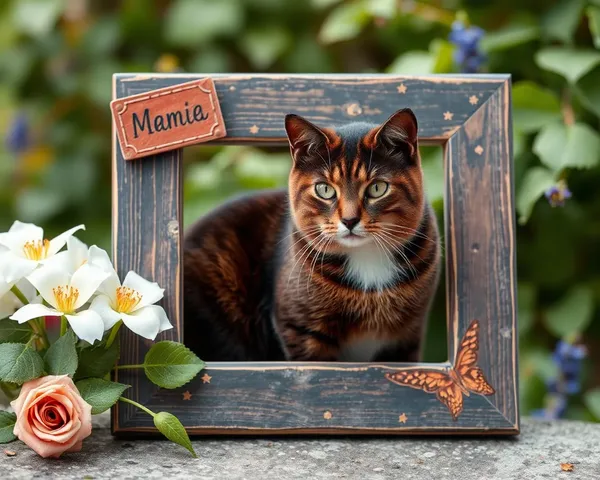 Memorializing Cat's Picture in Frame