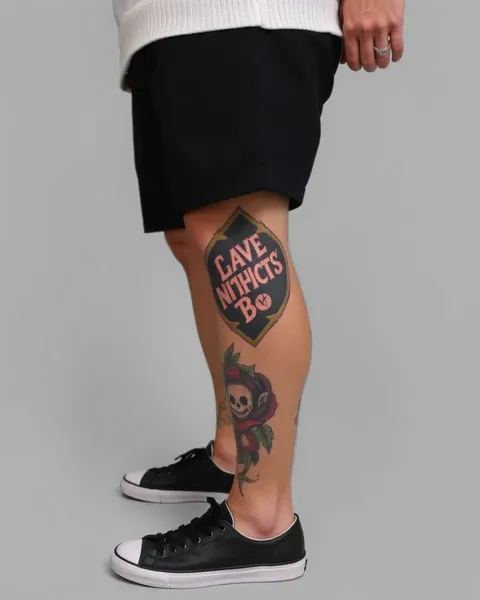 Men's Calf Tattoos