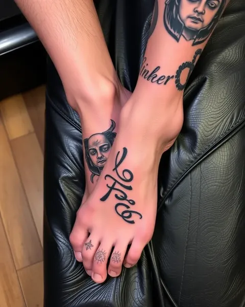 Men's Foot Tattoos: A Trend