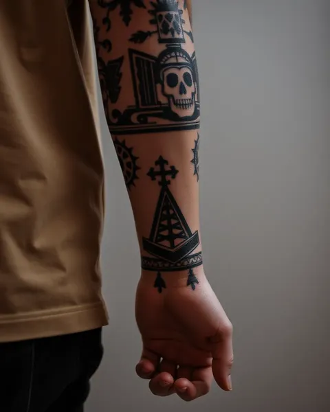 Mens Outer Forearm Tattoos for a Strong Statement