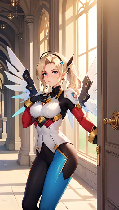 Mercy hentai inspires kindness and love.