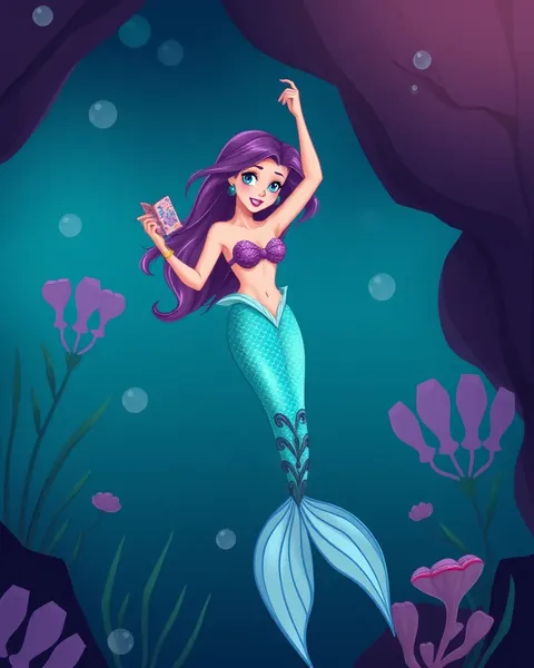 Mermaid Cartoon Pictures Combine Fantasy and Reality