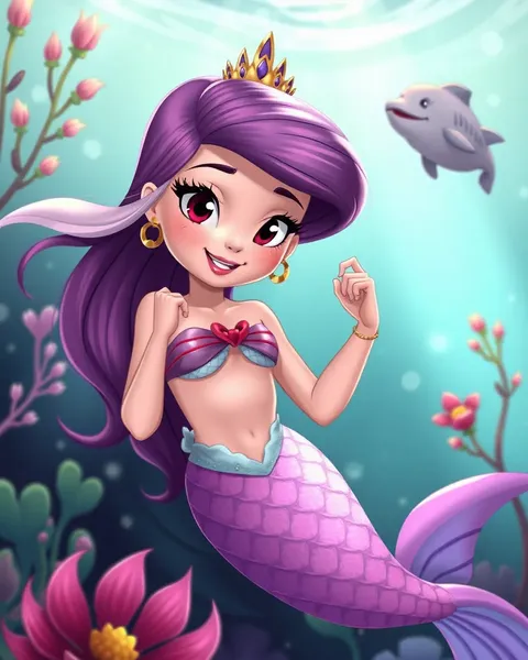 Mermaid Cartoon Pictures Offer Whimsical Storytelling