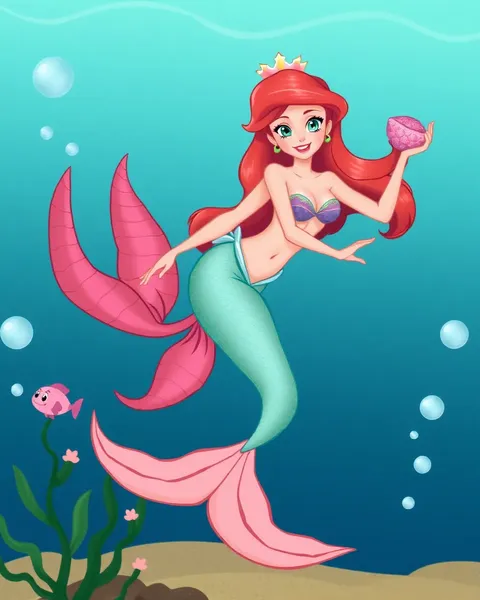 Mermaid Pictures Cartoon: Captivating Illustrations of Mermaid Mythology