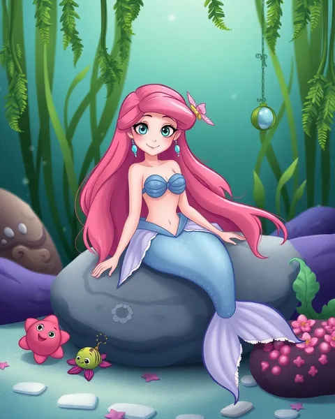 Mermaid Pictures Cartoon: Whimsical Art of Mermaids and Sea