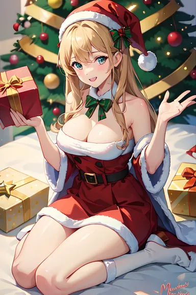 Merry Christmas Anime Images for Holiday Greeting