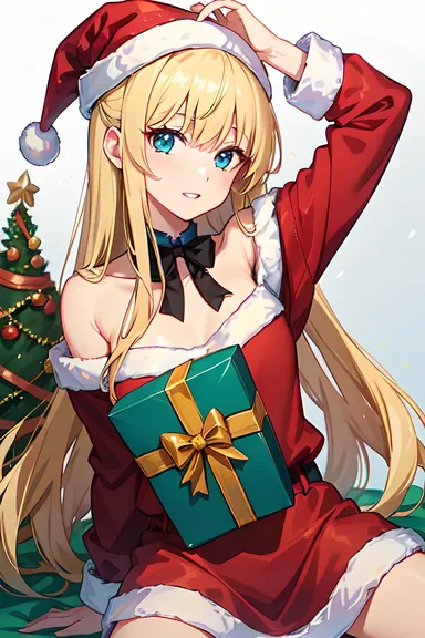 Merry Christmas Anime Images for New Year's Eve