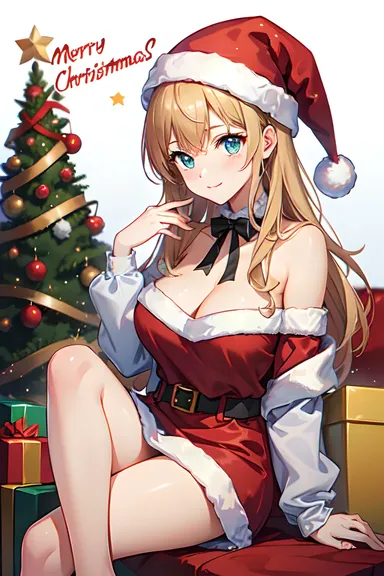 Merry Christmas Anime Images with Festive Fun