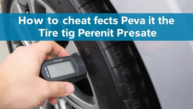 Method for Checking Tire Pressure in Cerv 2025