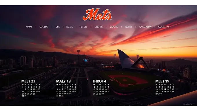 Mets 2025 Calendar Highlights Key Matchups and Games