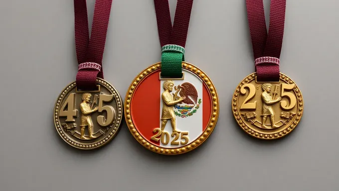 Mexico's Medal Tally for 2025 Released