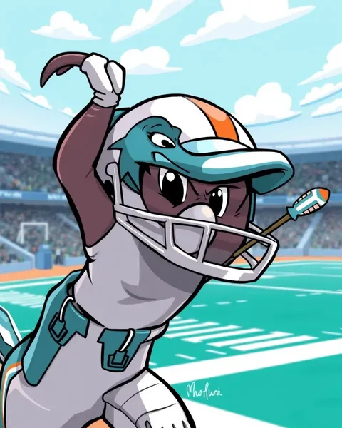 Miami Dolphins Cartoon Images Gallery