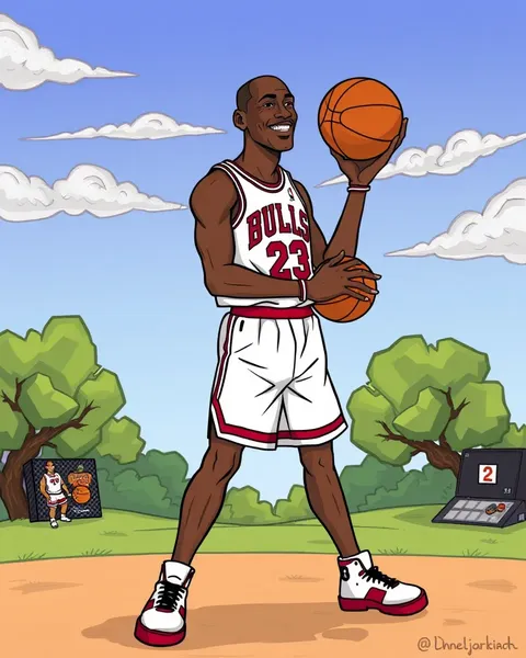 Michael Jordan Cartoon Images Found Online