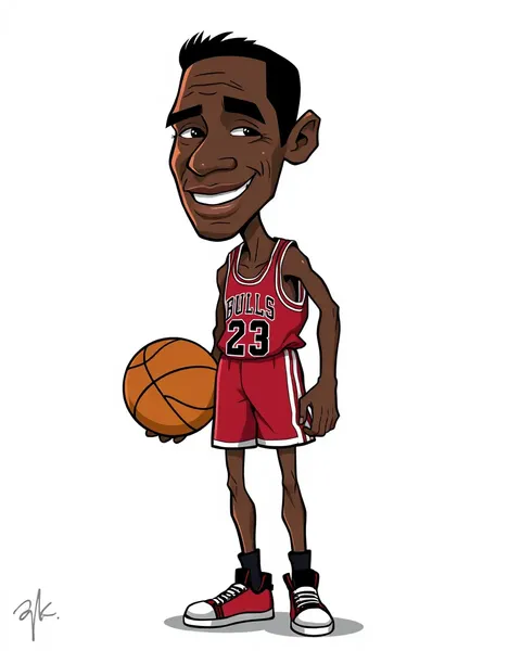 Michael Jordan Cartoon Images from Old Comics