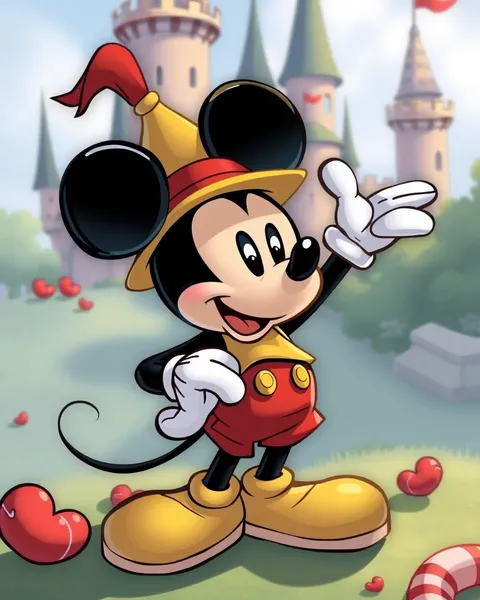 Mickey Mouse Cartoon Illustrations Gallery