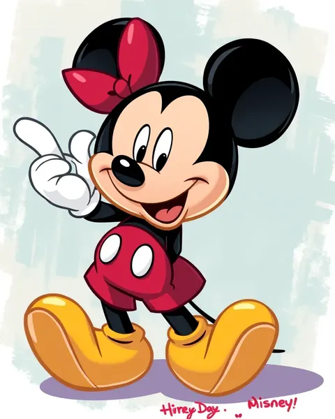 Mickey Mouse Cartoon Pictures in Color