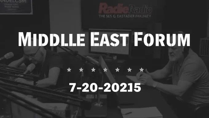 Middle East Radio Forum 2025 Date Confirmed