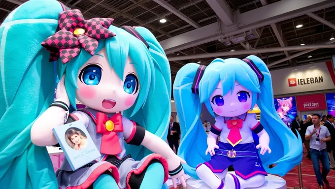 Miku Expo 2025 Features Big Miku Plush Toy Collection