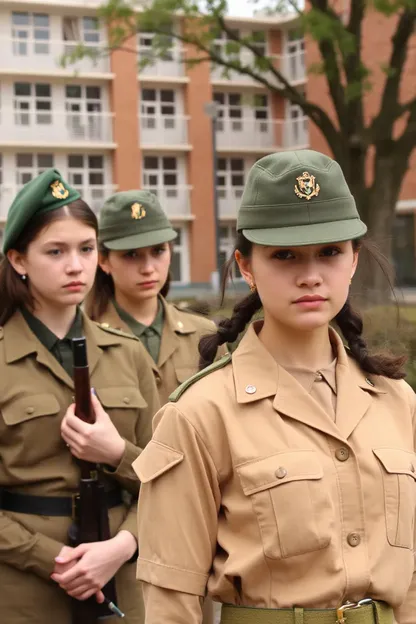 Military School for Girls Develops Leadership Skills