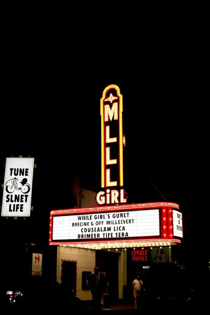 Miller's Girl Showtimes Live On Stage Tonight