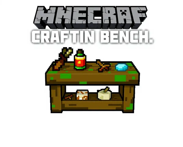 Minecraft Crafting Bench PNG Icon for Crafting Table