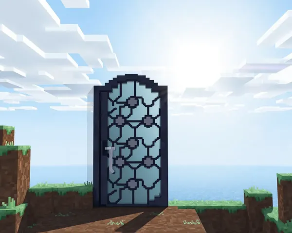 Minecraft Iron Door PNG File Download Required