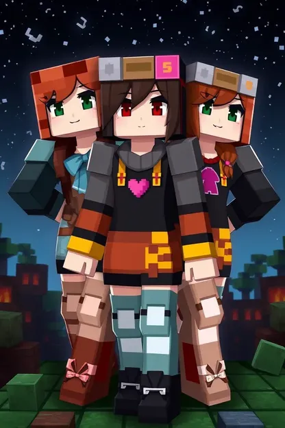 Minecraft Skins Girl: Same Minecraft Skins Girl