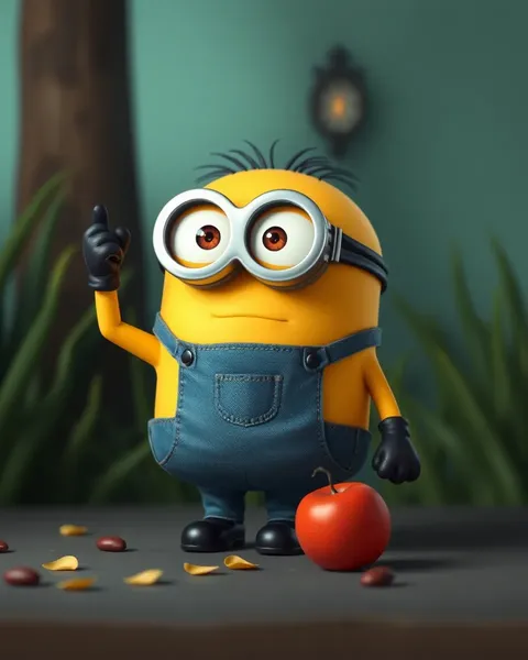 Minions Cartoon Picture Features Funny Yellow Characters