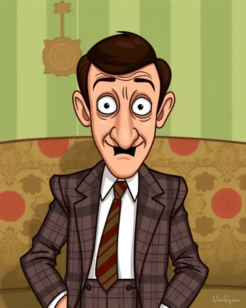 Mister Bean Cartoon Images with Funny Facial Expressions