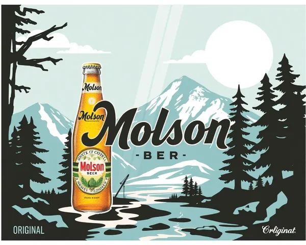 Molson Beer Original PNG Image File Iconic Design