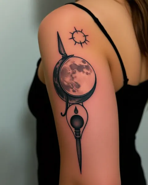 Moon Cycle Tattoo Meaning and Significance Explained