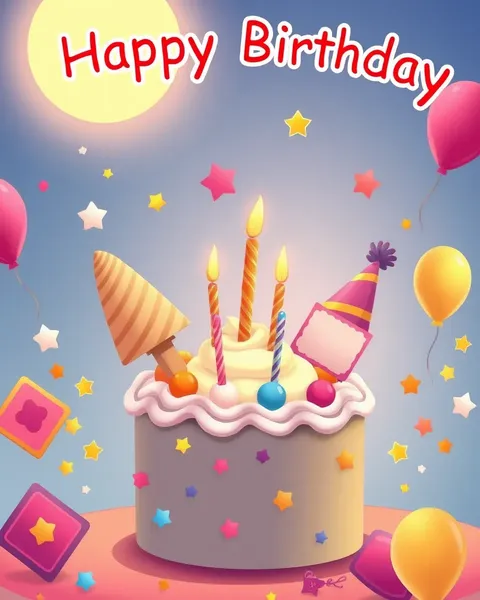 More Happy Birthday Cartoon Images for Celebration