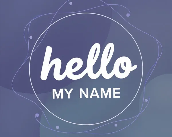 More Hello My Name is Badge