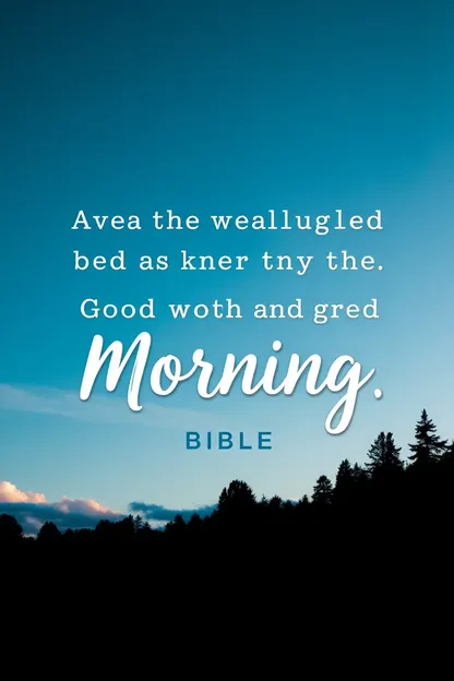 Morning Bible Images with Good Morning Messages