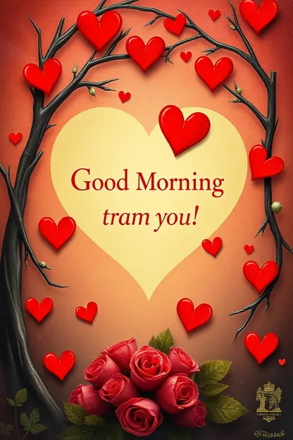 Morning Greeting with Heartfelt Visual Images