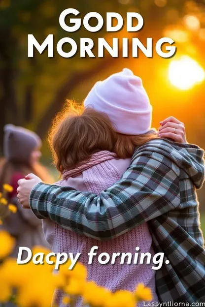 Morning Hug and Good Morning Images Together